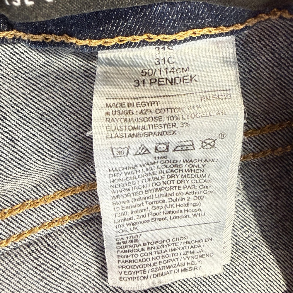 BANANA‎ REPUBLIC Dark Wash High-Rise Skinny Premium Denim Jeans 31S - Picture 4 of 6